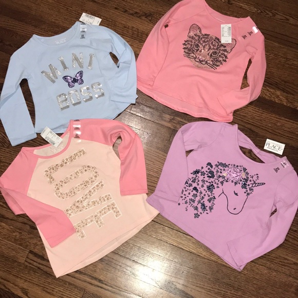 The Children's Place Other - BNWT sequinChildren's  place Bundle  long sleeve